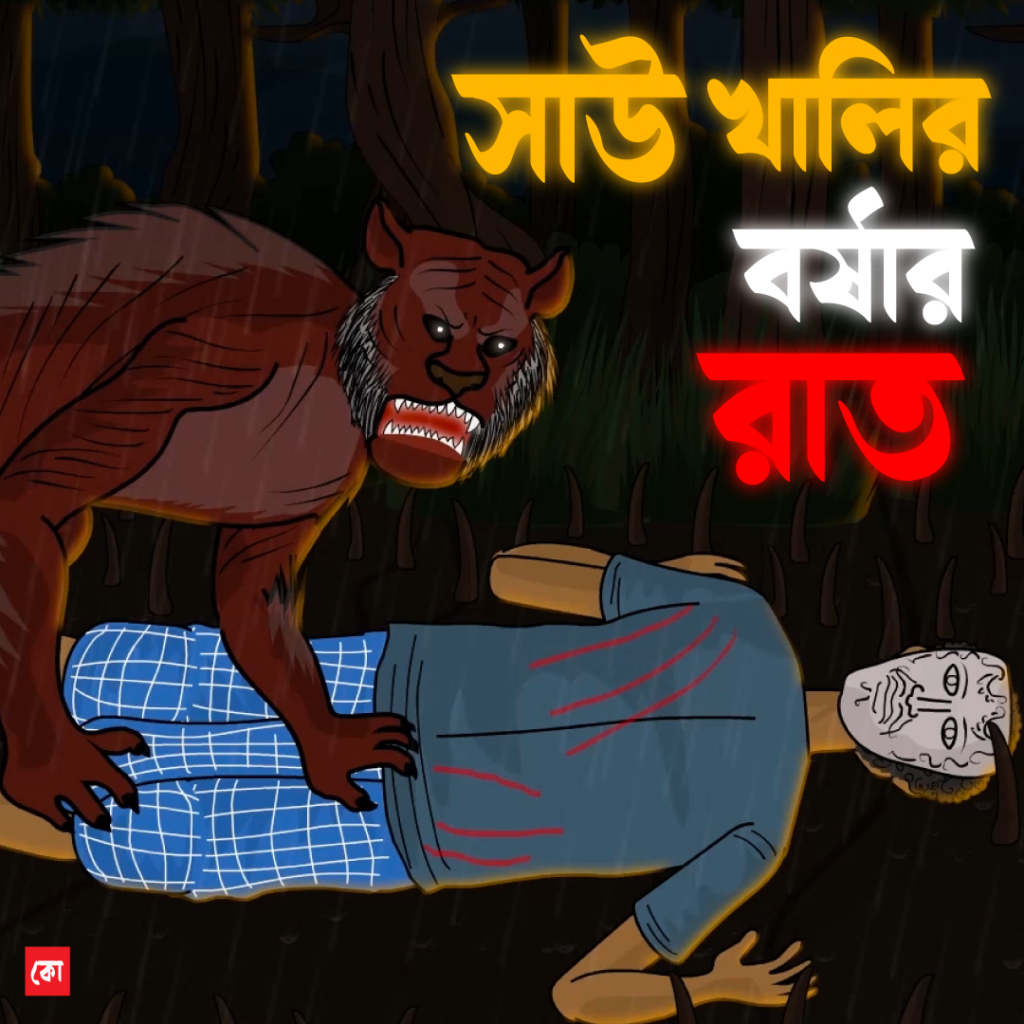 Sao Khalir Borshar Raat Sundarbans Begho Bhoot animated story thumbnail